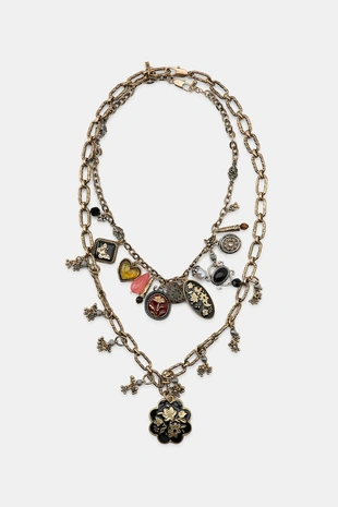 Набор из 2 ожерелий с подвесками- Заказать в России