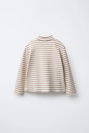 Купить Zara Топ с воротником-стойкой