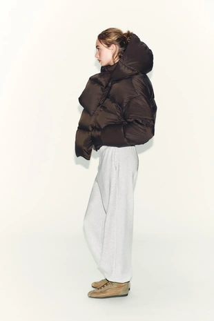 Водонепроницаемый ветрозащитный пуховик с капюшоном из пера и пуха- Заказать в России