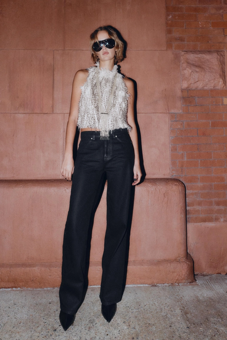 Джинсы z1975 с завышенной посадкой и прямыми брючинами