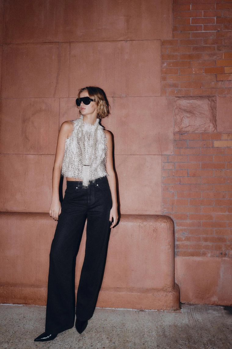 Джинсы z1975 с завышенной посадкой и прямыми брючинами