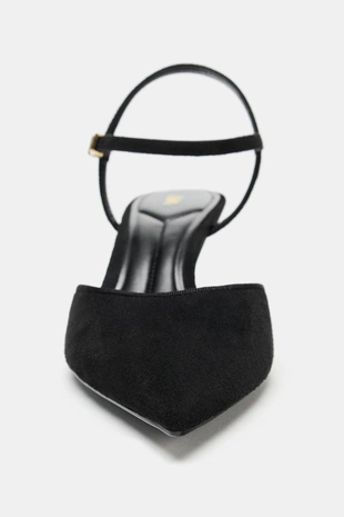 Туфли на высоком каблуке без задников- Заказать в России