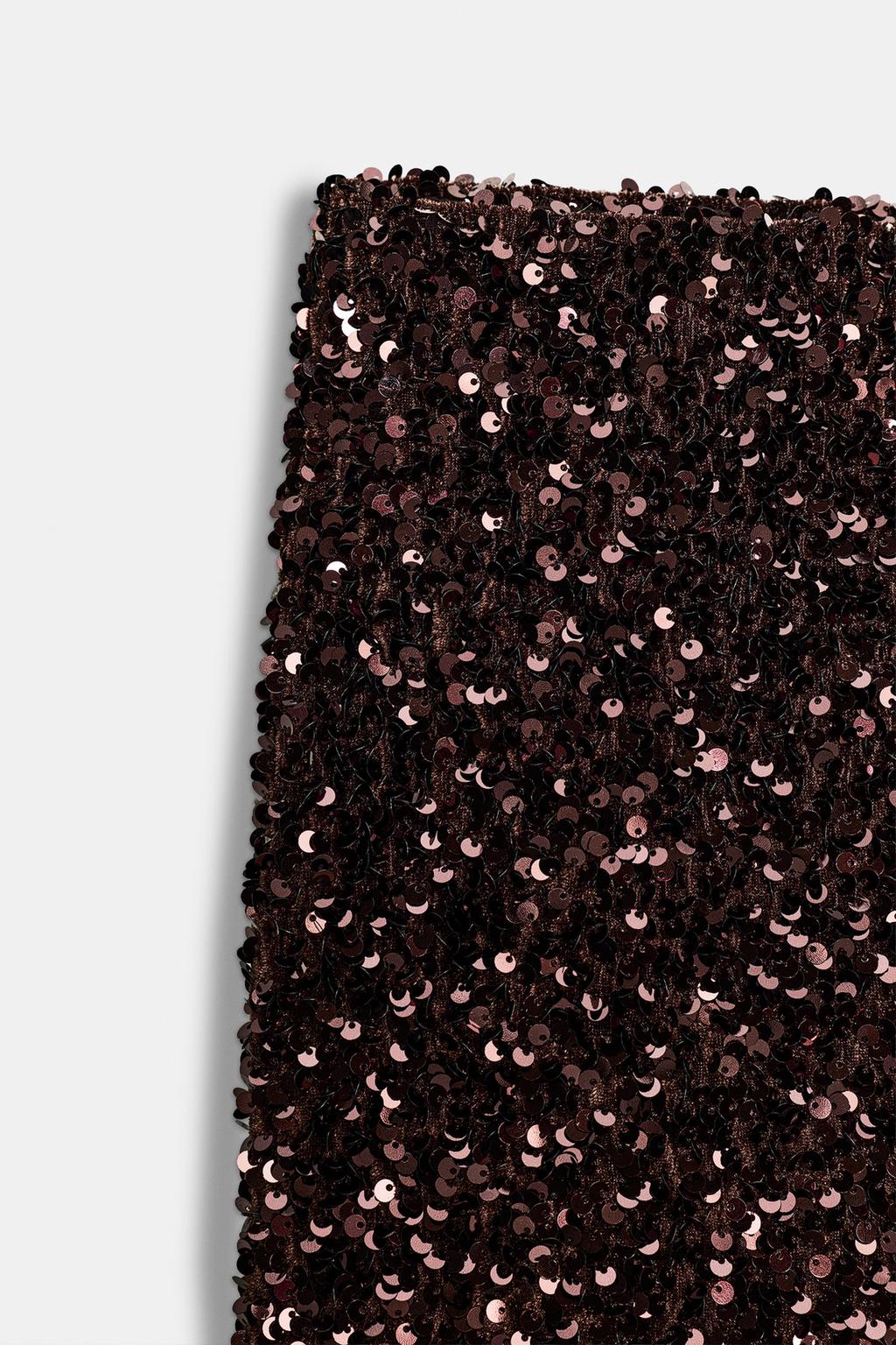 ДЛИННАЯ ЮБКА С ПАЙЕТКАМИ