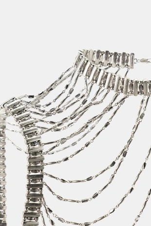 Ожерелье на плечо из бусин- Заказать в России