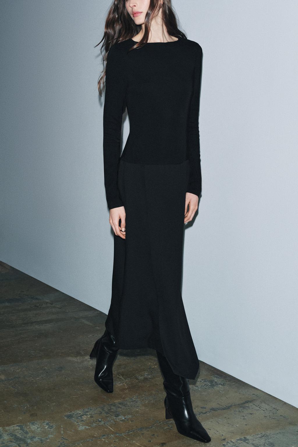 КОМБИНИРОВАННОЕ ПЛАТЬЕ — ZW COLLECTION