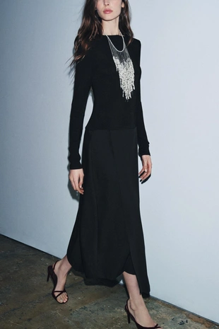 Комбинированное платье — ZW COLLECTION- Заказать в России