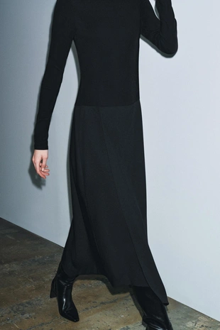 Комбинированное платье — ZW COLLECTION- Заказать в России