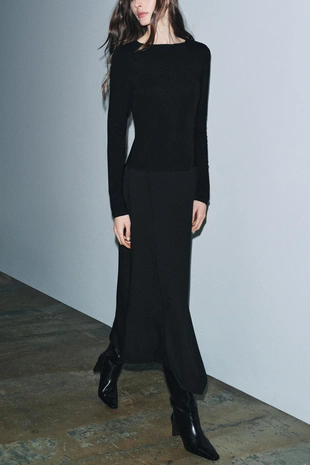 Комбинированное платье — ZW COLLECTION- Заказать в России