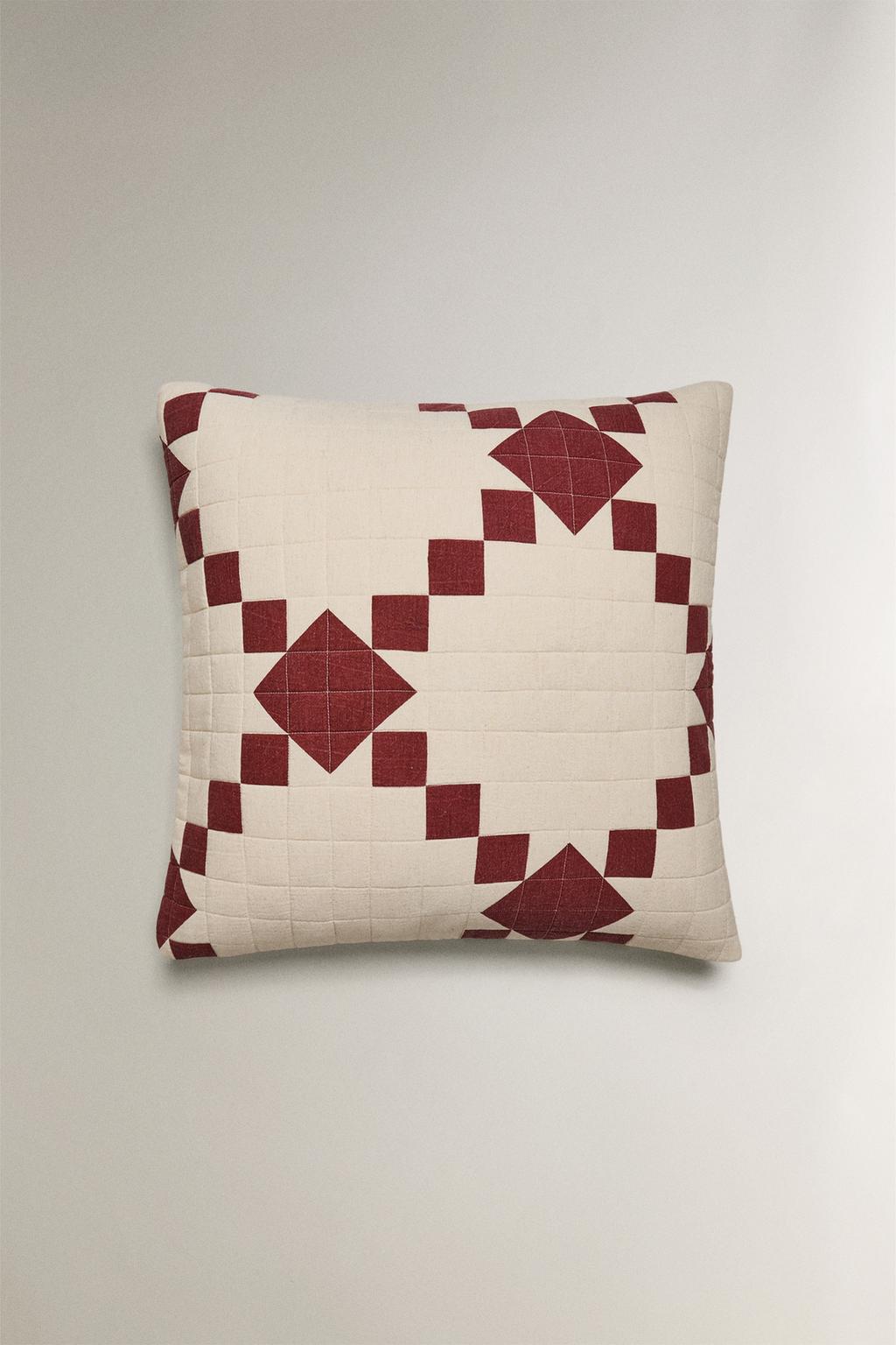 Рождественская накидка для подушек в стиле пэчворк для одеял