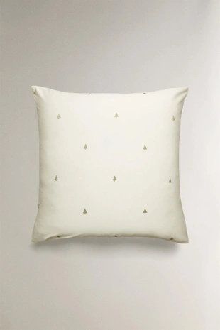 Наволочка из сатина с вышивкой рождество- Заказать в России