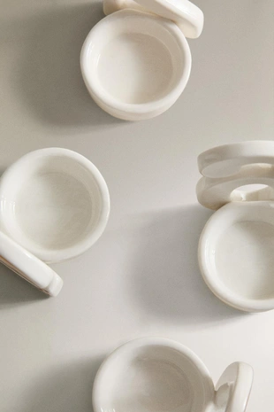 Набор из 4 подсвечников из фарфора на рождество 2026 года- Заказать в России