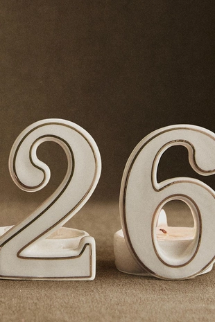 Набор из 4 подсвечников из фарфора на рождество 2026 года- Заказать в России