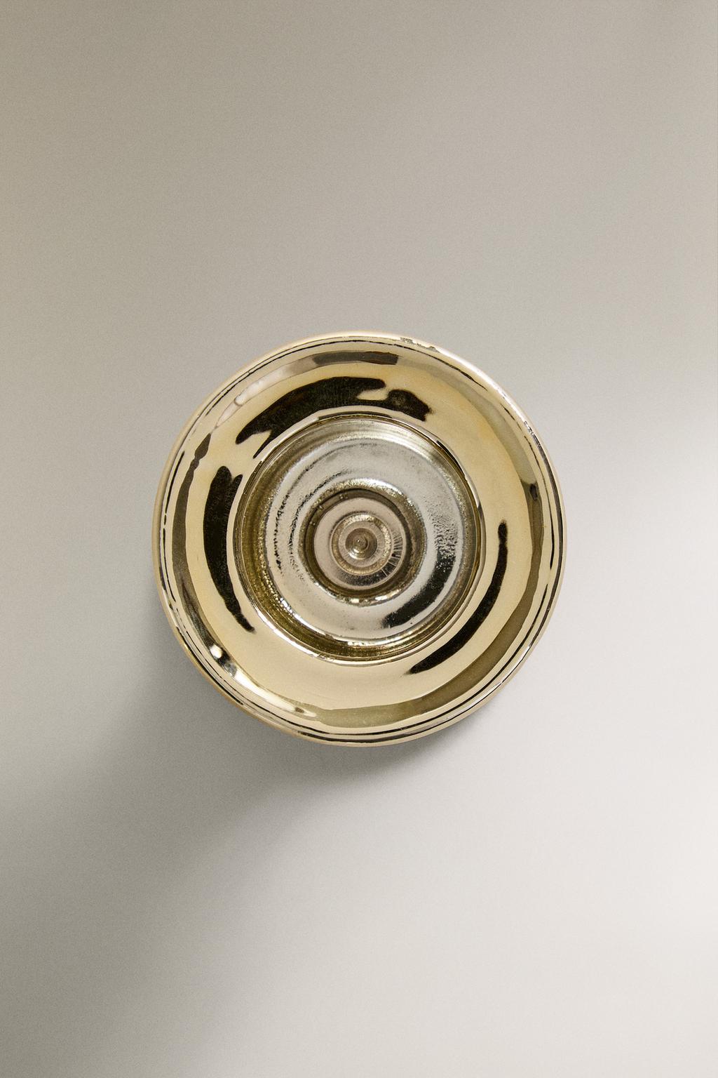 Металлический фарфоровый подсвечник для рождества