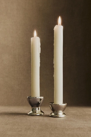 Металлический фарфоровый подсвечник для рождества- Заказать в России