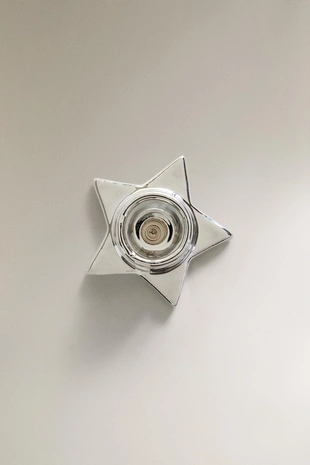 Мини подсвечник из фарфора в форме звезды для рождества- Заказать в России