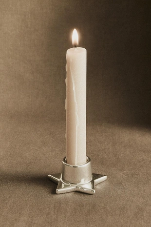 Мини подсвечник из фарфора в форме звезды для рождества- Заказать в России