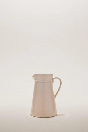 Кувшин из керамики с рельефным узором ZARA- Заказать в России