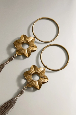 Набор металлических рождественских кольцев для салфеток с подвеской (набор из 2)- Заказать в России