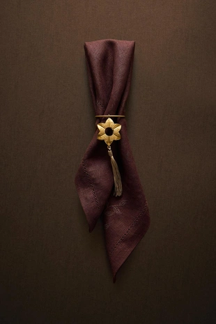 Набор металлических рождественских кольцев для салфеток с подвеской (набор из 2)- Заказать в России