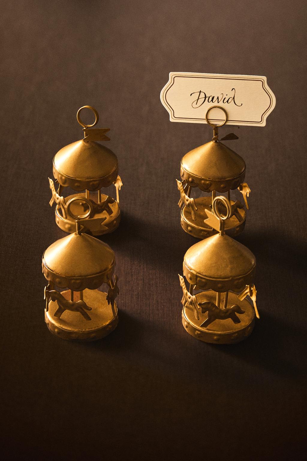 Рождественские держатели для карточек на стол (упаковка из 4 штук)