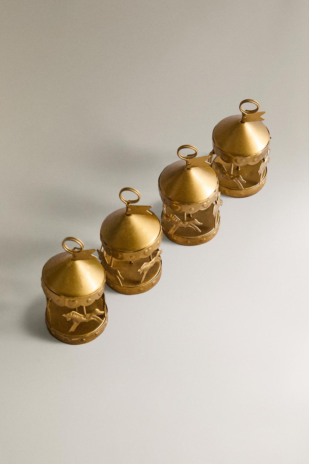 Рождественские держатели для карточек на стол (упаковка из 4 штук)