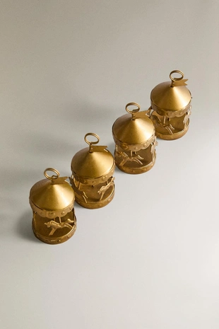 Рождественские держатели для карточек на стол (упаковка из 4 штук)- Заказать в России