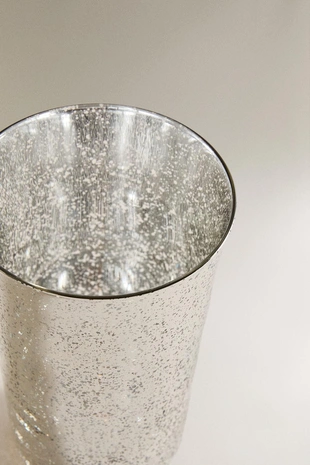 Стакан из ртутированного стекла на рождество- Заказать в России