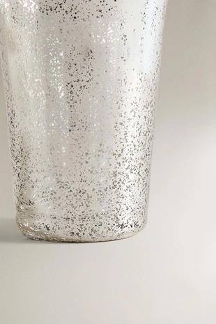 Стакан из ртутированного стекла на рождество- Заказать в России