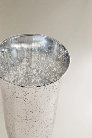 Рождественская флейта из серебристого стекла- Заказать в России