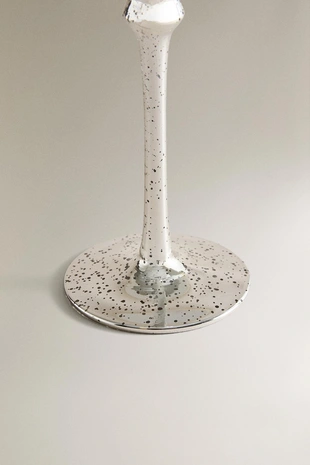 Рождественская флейта из серебристого стекла- Заказать в России