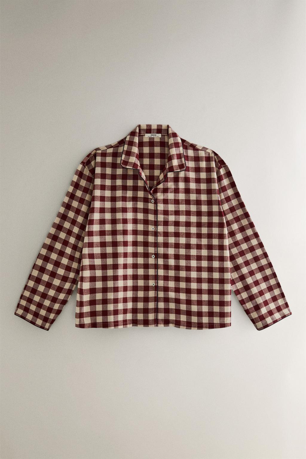 Рубашка в клетку к рождеству