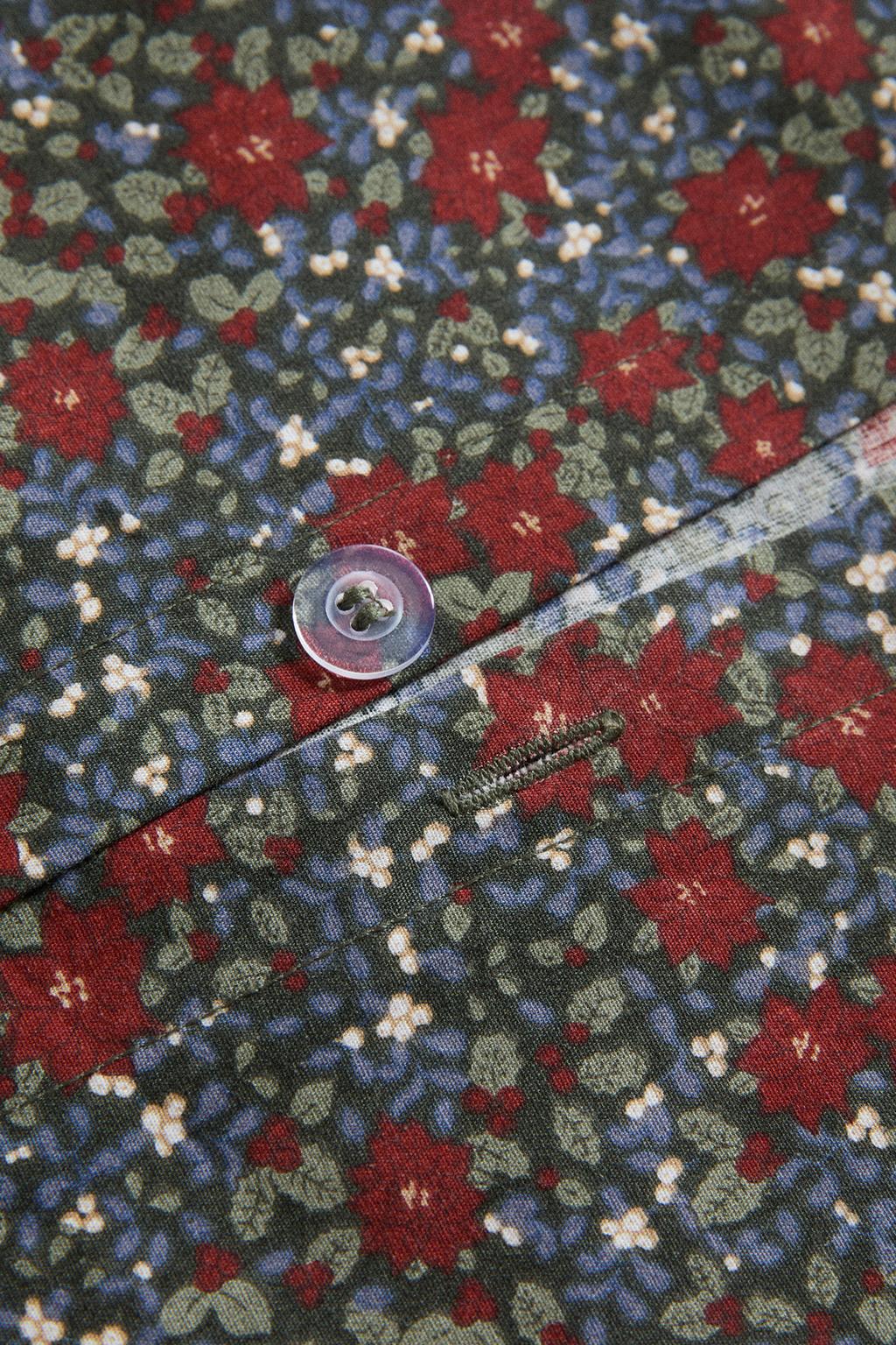 Детское рождественское одеяло с цветочным узором