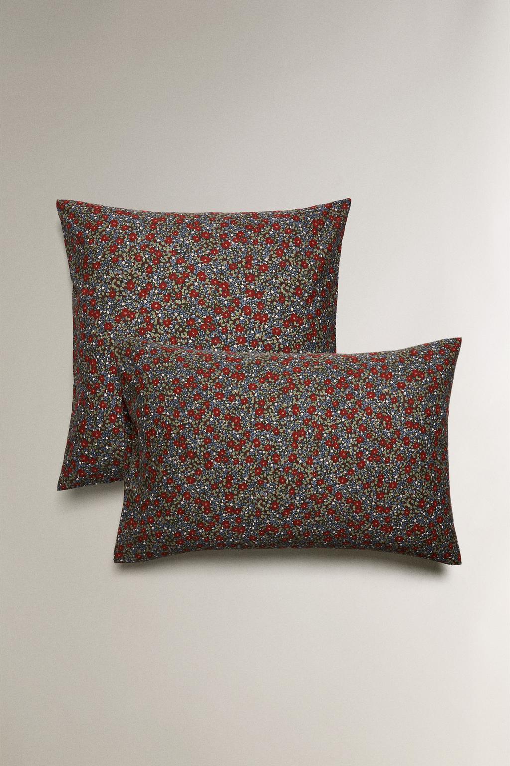 Детский новогодний цветочный наволочка