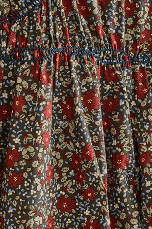 Детское цветочное платье к рождеству- Заказать в России