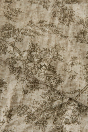 Одеяло из хлопка и льна с цветочным узором- Заказать в России