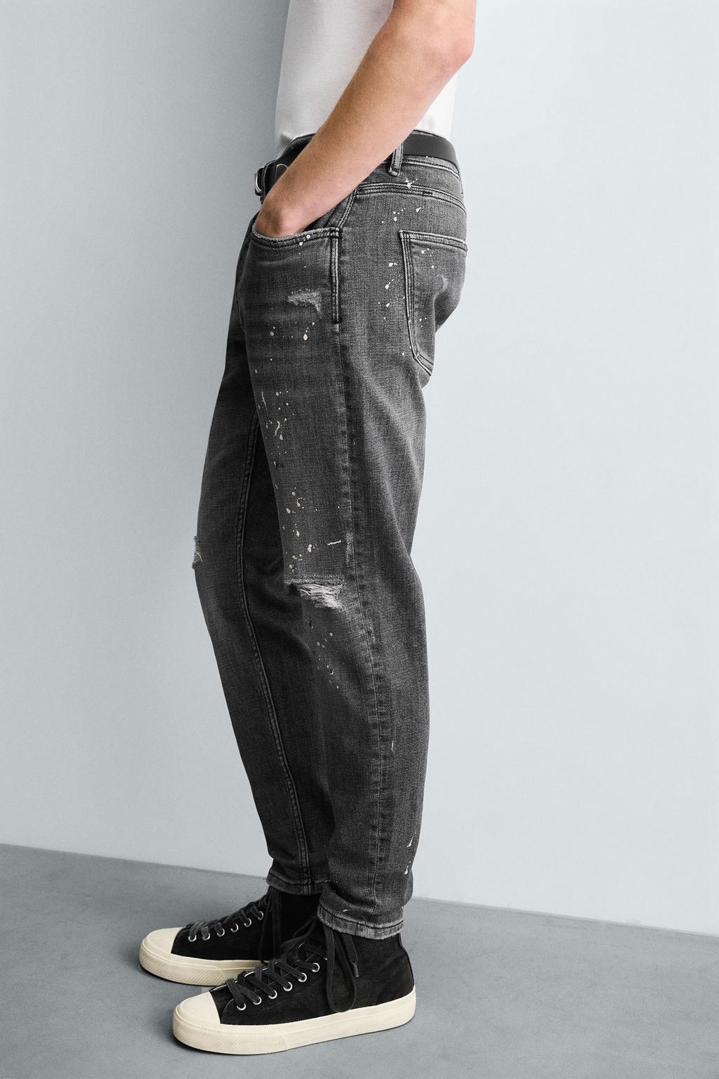 ДЖИНСЫ SKINNY FIT С ДЫРАМИ