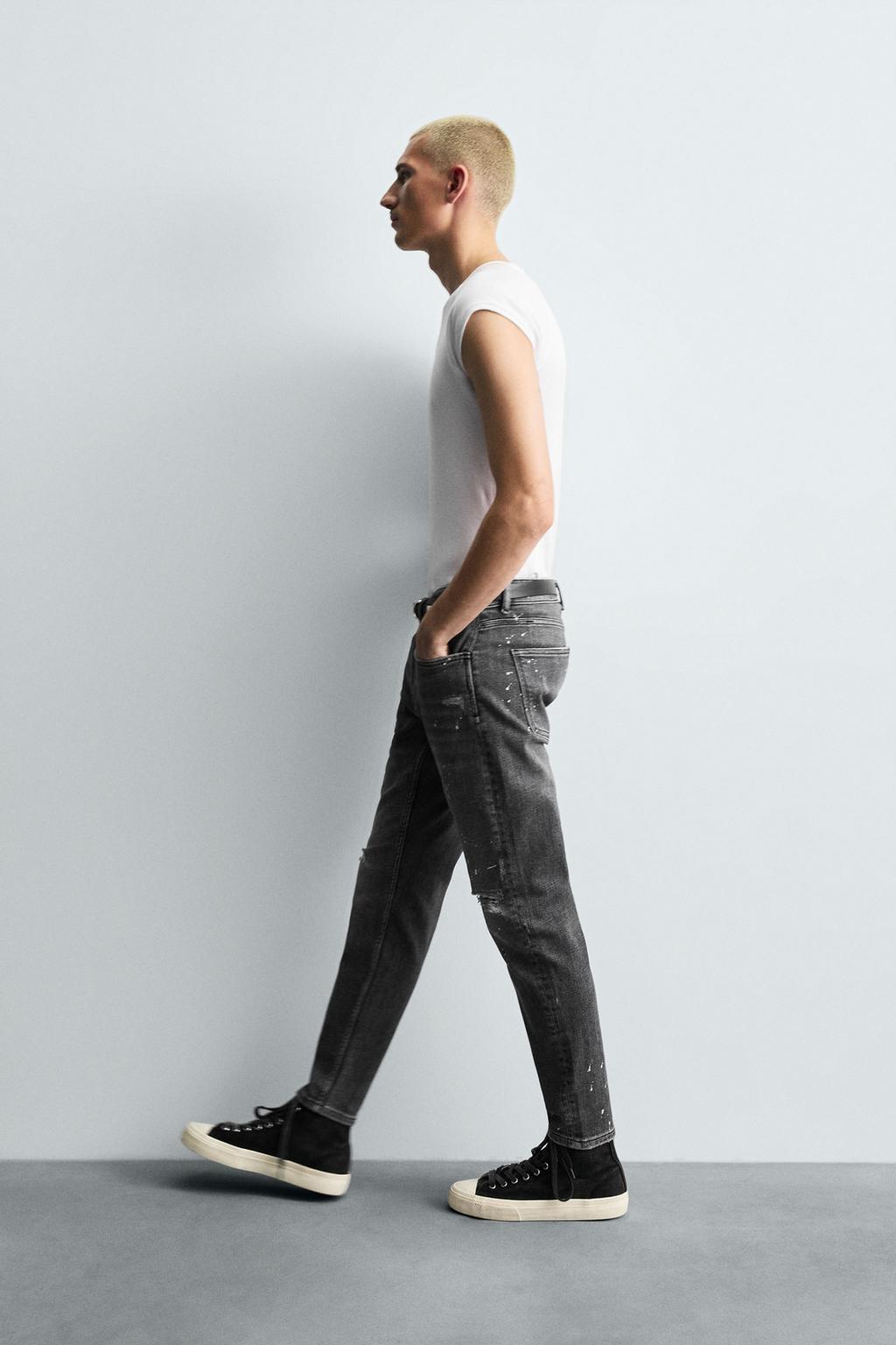 ДЖИНСЫ SKINNY FIT С ДЫРАМИ