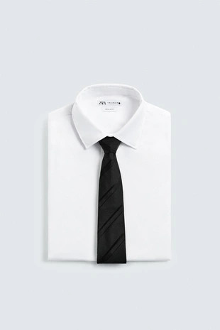 Галстук 100% шелк в полоску- Заказать в России