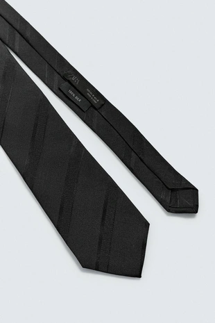 Галстук 100% шелк в полоску- Заказать в России