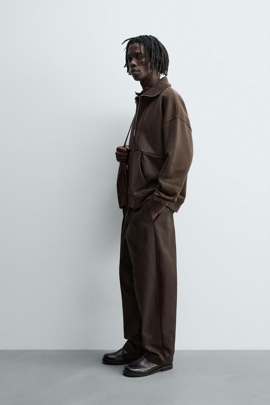 ТОЛСТОВКА С ВОРОТНИКОМ НА МОЛНИИ В РУБЧИК