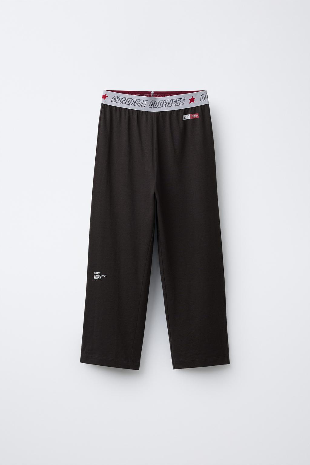 6-14 ЛЕТ/ПИЖАМА С ТЕКСТОВЫМ ПРИНТОМ