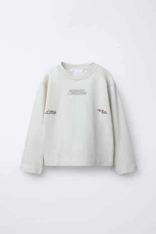 Купить Zara 6-14 лет/пижама с текстовым принтом