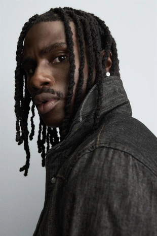 Джинсовая рубашка в ковбойском стиле- Заказать в России