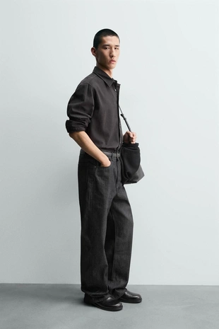 Цветная джинсовая рубашка- Заказать в России