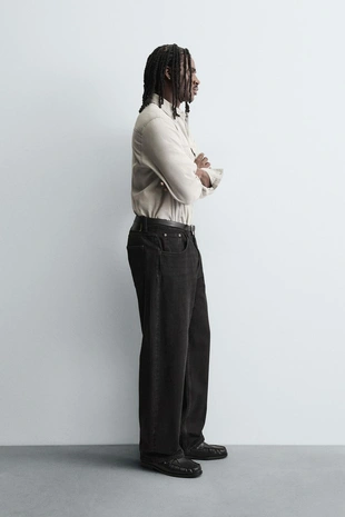 Джинсовая рубашка в ковбойском стиле