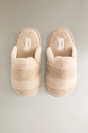 Детские тапочки-мюли с искусственным мехом подкладкой- Заказать в России