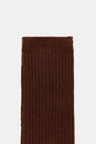 Носки из вискозы в рубчик- Заказать в России