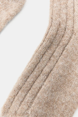 Высокие носки в рубчик- Заказать в России