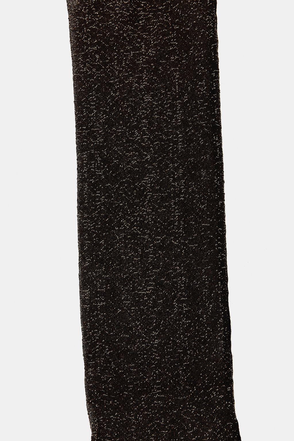 НОСКИ ИЗ ПОЛУПРОЗРАЧНОЙ ТКАНИ С БЛЕСТЯЩЕЙ НИТЬЮ