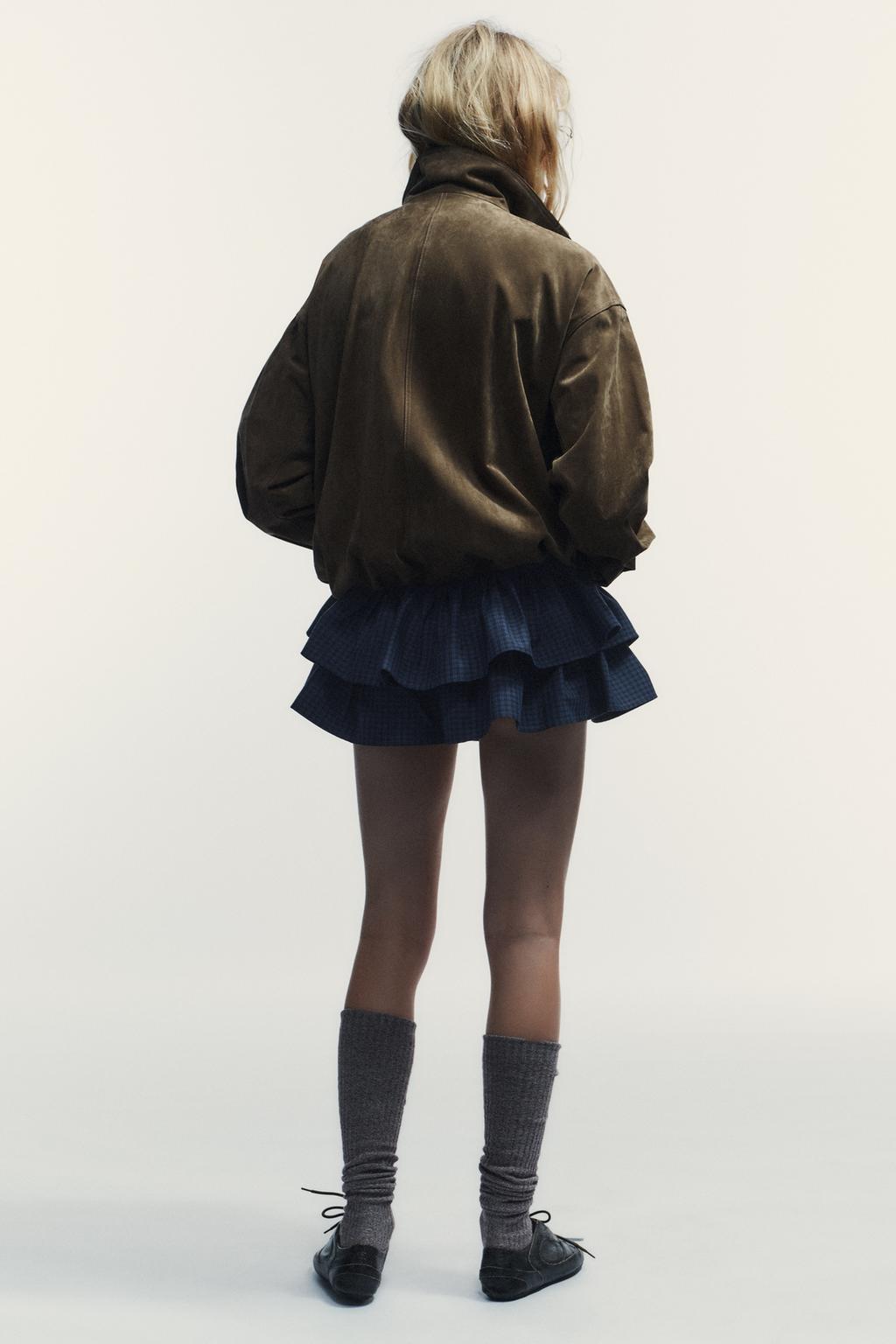 ОБЪЕМНАЯ КУРТКА ИЗ 100% ЗАМШИ